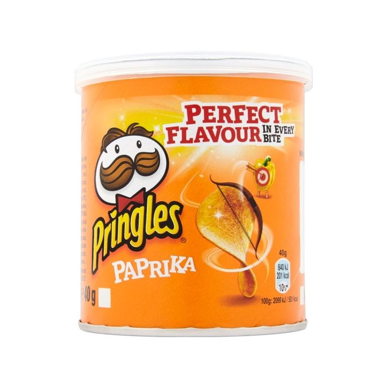 Pringles Chips Tuiles Goût Paprika : La Mini Boîte De 40G