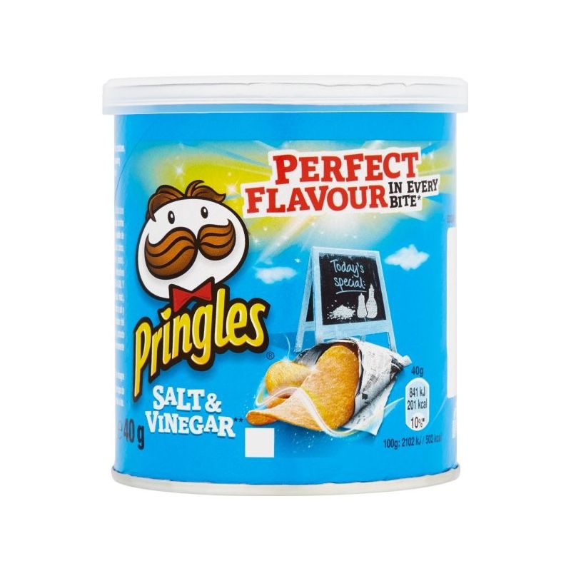 Pringles Salt & Vinegar 40G Pmp
