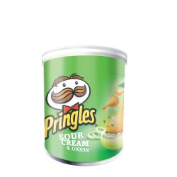 Pringles Chips Tuiles Goût Crème Et Oignon : La Mini Boîte De 40G