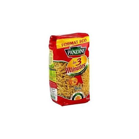 Panzani Pâtes Les 3 Minutes Torti : Le Paquet De 1 Kg