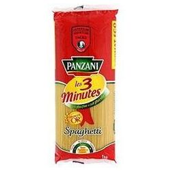 Panzani Pâtes Les 3 Minutes Spaghetti : Le Paquet De 1 Kg