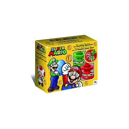 Super Mario Bros Milk Chocolate Easter Egg Gift Set 2X Duelling Spinners Toy 55G