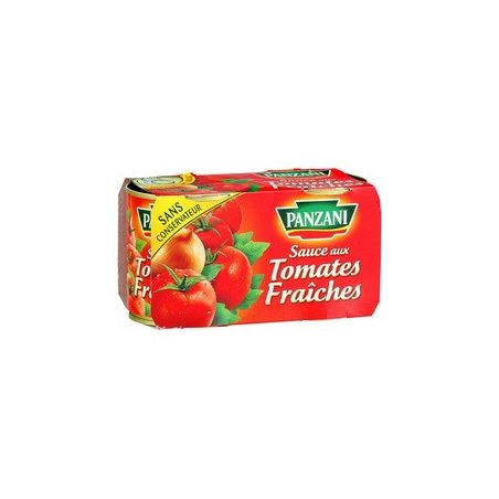 Panzani Sauce Tomate Fraîche Brique 2X1/4 380G