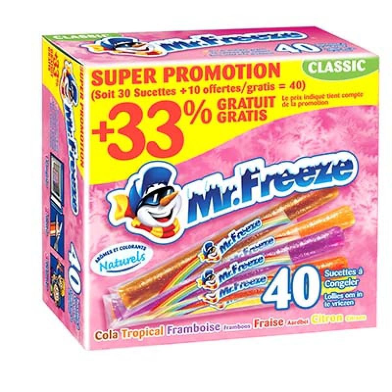 Mr Freeze Bte30+10Gr.Mr Freezex20Ml