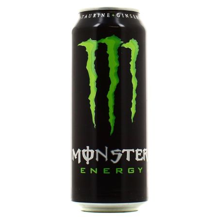 Monster Energy Boisson Énergisante À La Taurine Et Au Ginseng : Canette De 50Cl