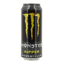 Monster Energy Boisson Énergisante Ripper Au Jus De Fruit : La Canette 50Cl