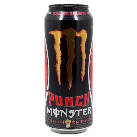 Monster Energy Boisson Énergisante Gazeuse Enrichie En Vitamines Punch Mixxd : La Canette De 50Cl