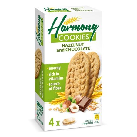 Harmony 200G Hazelnut And Chocolate Cookies
