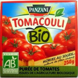 Panzani Purée De Tomate Bio Tomacouli : La Brique 250G