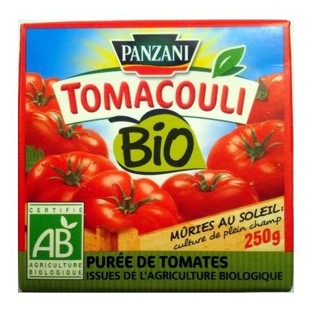 Panzani Purée De Tomate Bio Tomacouli : La Brique 250G