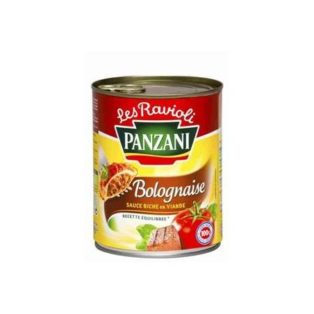 Panzani Plat Cuisiné Ravioli Bolognaise : La Boite De 800 G