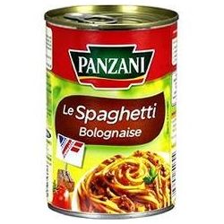 Panzani Plat Cuisiné Spaghetti Bolognaise : La Boite De 400 G
