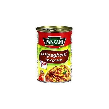 Panzani Plat Cuisiné Spaghetti Bolognaise : La Boite De 400 G