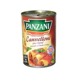 Panzani Plat Cuisiné Cannelloni Pur Boeuf : La Boite De 400G