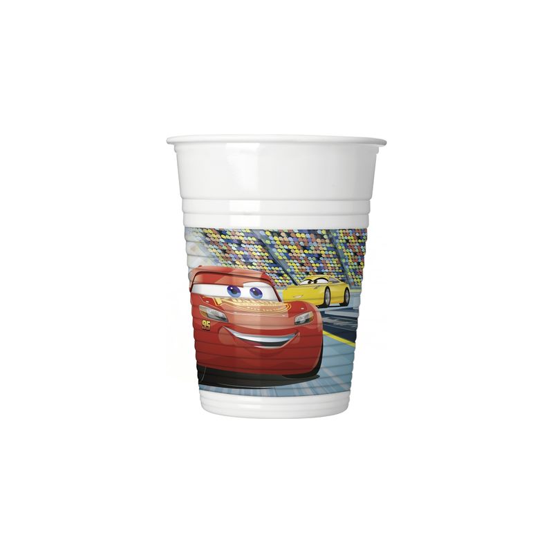 Disney 8 Gobelets 20Cl Plasaint Cars 3