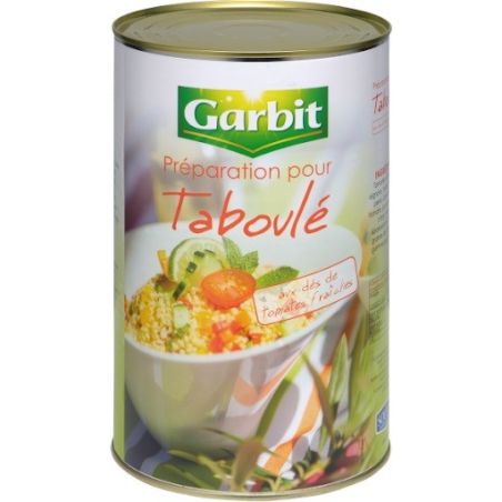 Garbit Légumes Pour Taboulé À L'Huile D'Olive Boite 5/1 4Kg