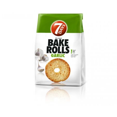7 Days Bake Rolls Garlic 160G
