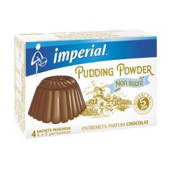 Imperial Pudding Chocolat Sans Sucre 4X35G