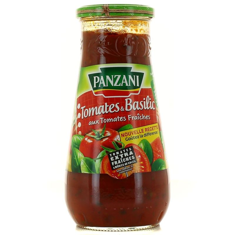 Panzani Sauce Tomate Basilic : Le Pot De 600 G