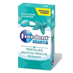 Freedent Mints Pastilles Sans Sucres Avec Édulcorants Au Goût Menthe Fraiche 18G