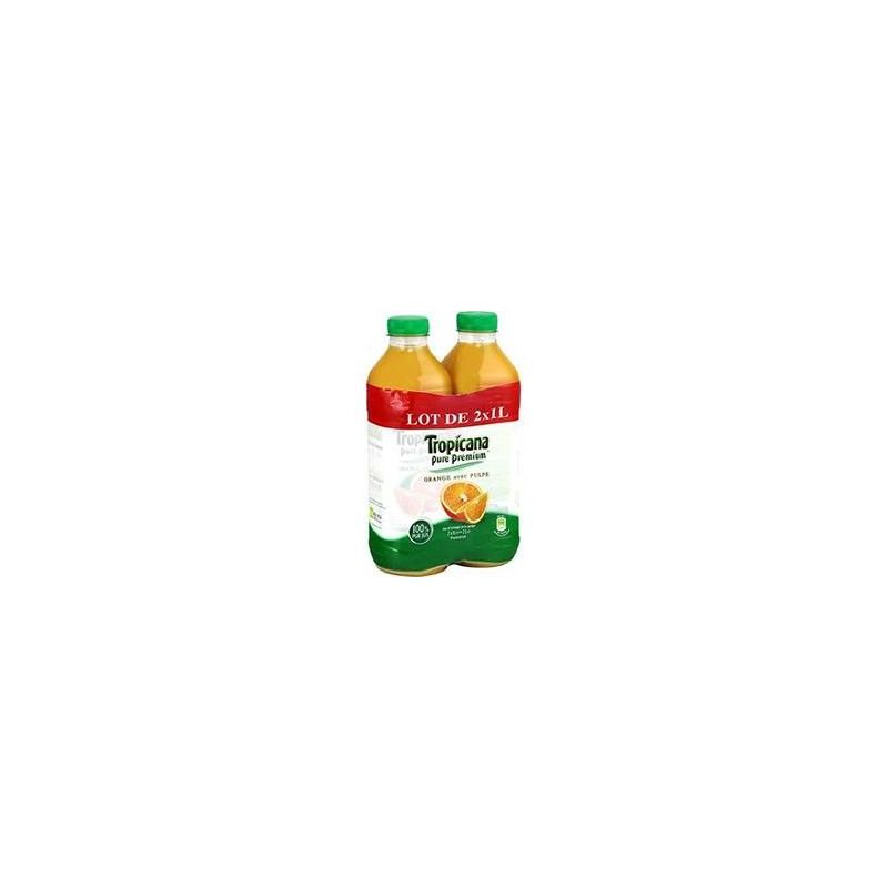 Tropicana Orange A.Pulpe P.Jus Bouteille Plastique 2X1L