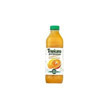 Tropicana Bouteille Pet 1L Pur Jus Orange Sans Pulpe