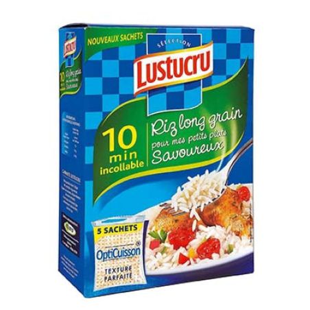 Lustucru 5X90G Riz Cuison Rapide 10 Minutes