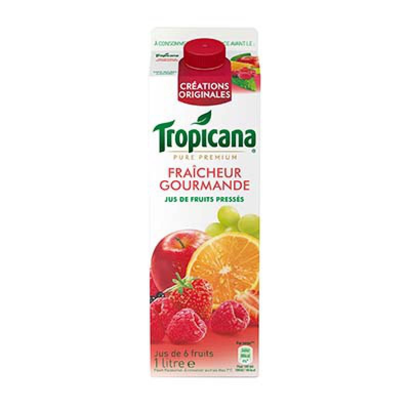 Tropicana Bouteille 1L Premium Fraicheur Gourmande