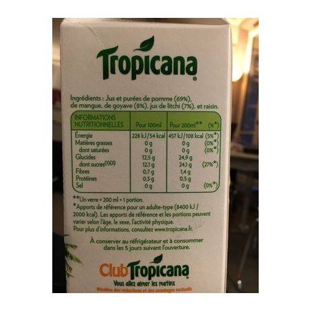 Tropicana Trop Cock Monde Evasi Gourm1L