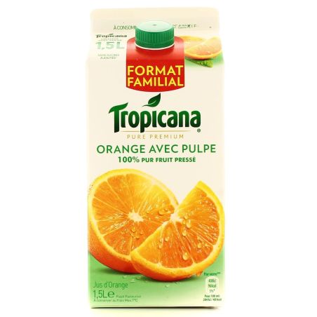 Tropicana 1,5L Orange Pulpe