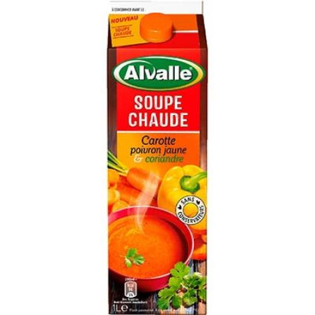 Alvalle Alv Soupe Chaude Carot Poiv 1L