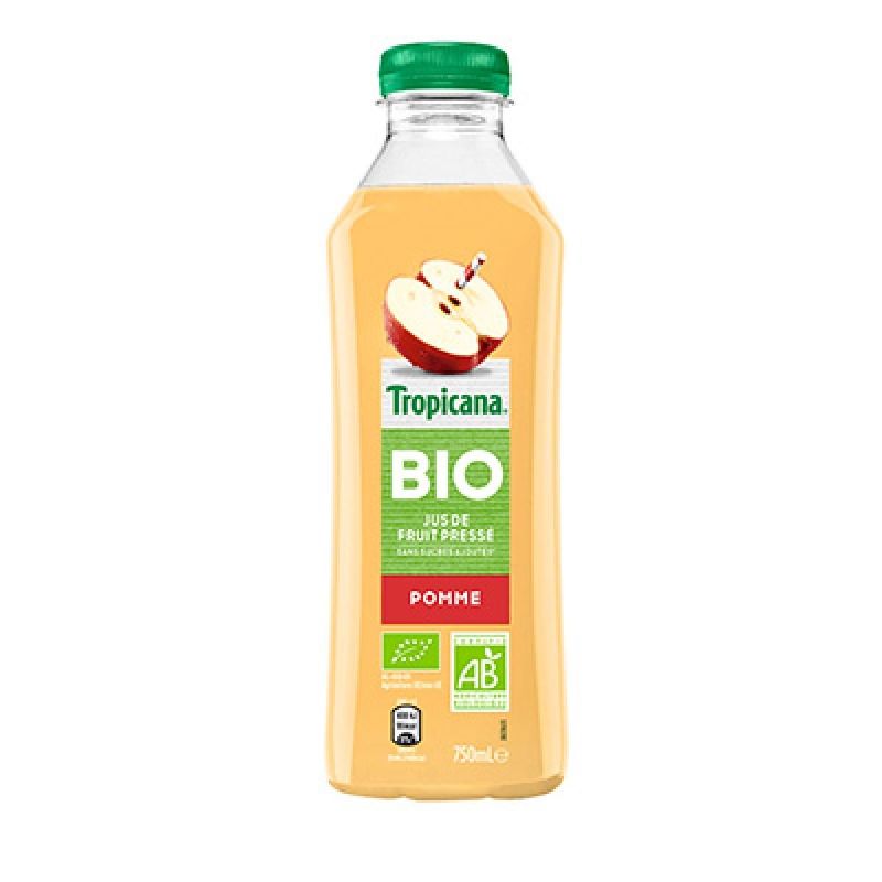 Tropicana Trop.Pur Prem. Bio Pomme 75Cl