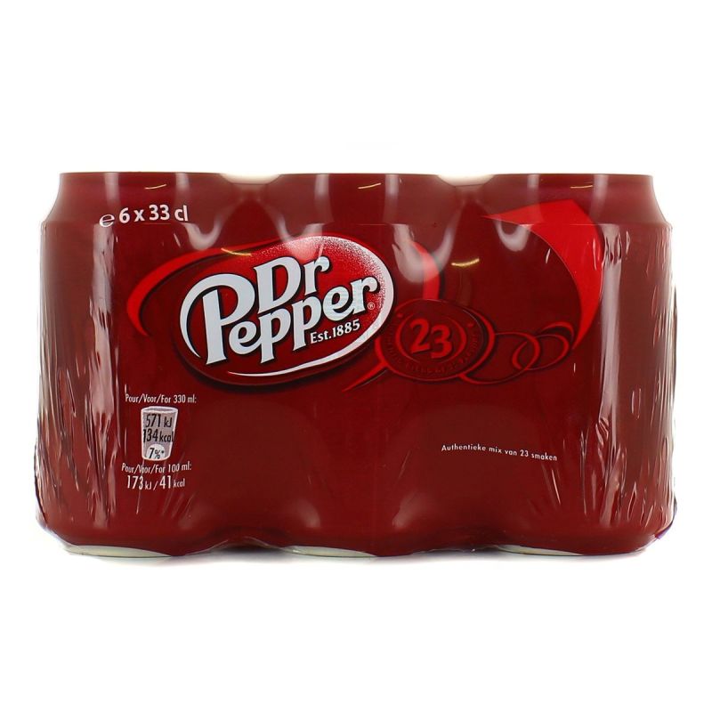 Dr Pepper Sparkling Cola 6X33Cl