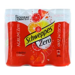 Schweppes Swhepp Agrum Zero Slim 6X33Cl