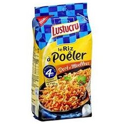 Lustucru Riz À Poêler Doré Et Moelleux : Le Paquet De 400 G