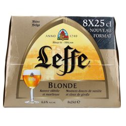 Leffe Pack 8X25Cl Biere Blonde 6,6°