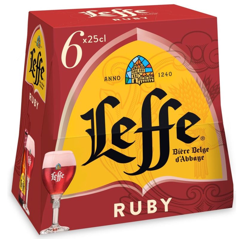 Leffe Abbaye Ruby Btl 6X25Cl
