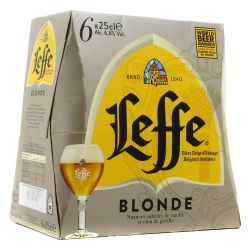 Leffe Blond Biere Blonde 6X25Cl
