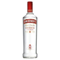 Smirnoff 1L Bouteille Red Vodka 37.5%V