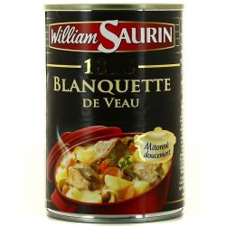 William Saurin Plat Cuisiné Blanquette De Veau : La Boite 400 G