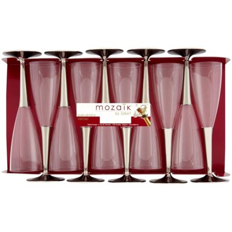 Sabert 10 Flutes Pied Argente