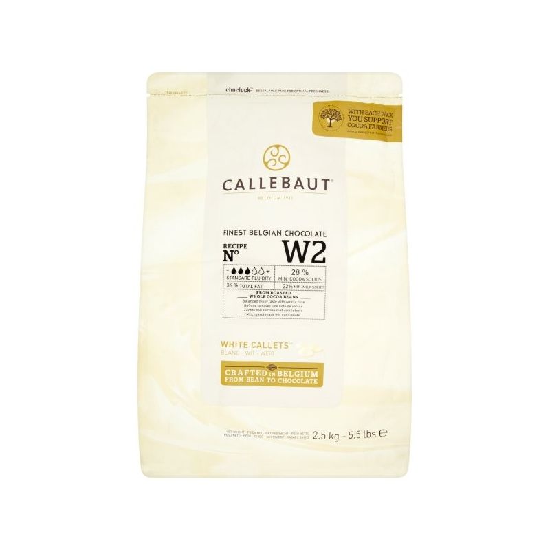 Cacao Barry 2.5Kg Choc Couv Blanc 28%