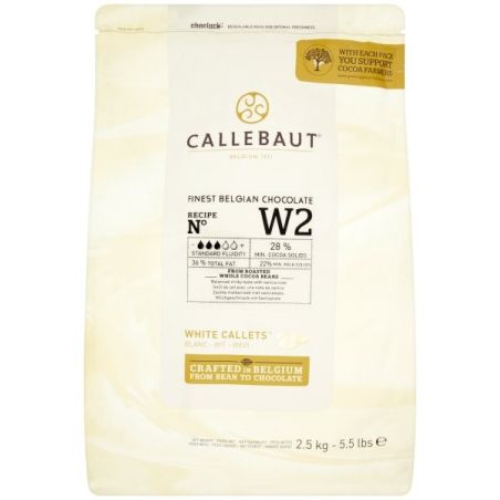 Cacao Barry 2.5Kg Choc Couv Blanc 28%