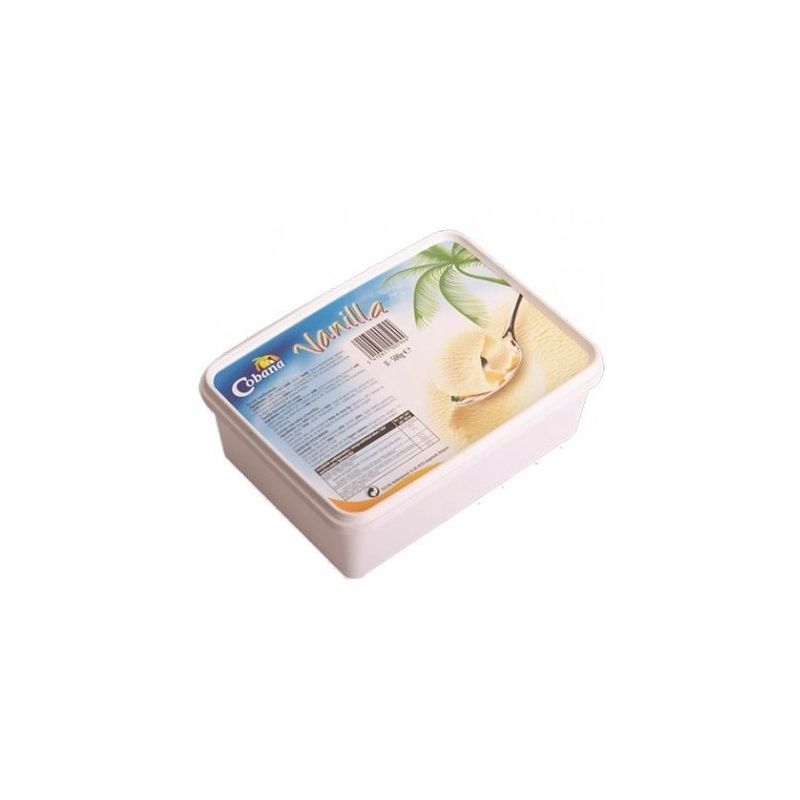 Cobana Crème Glacée Saveur Vanille Le Pot 1L