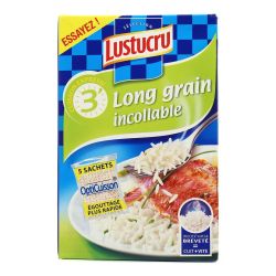Lustucru 5X90G Riz Cuisson Rapide 3 Minutes