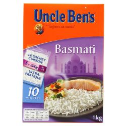 Uncle Ben'S 1Kg Riz Basmati Sachet Cuisson Ben S