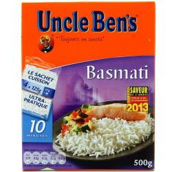 Uncle Bens U.Bens Riz Basmati Sachet 500G