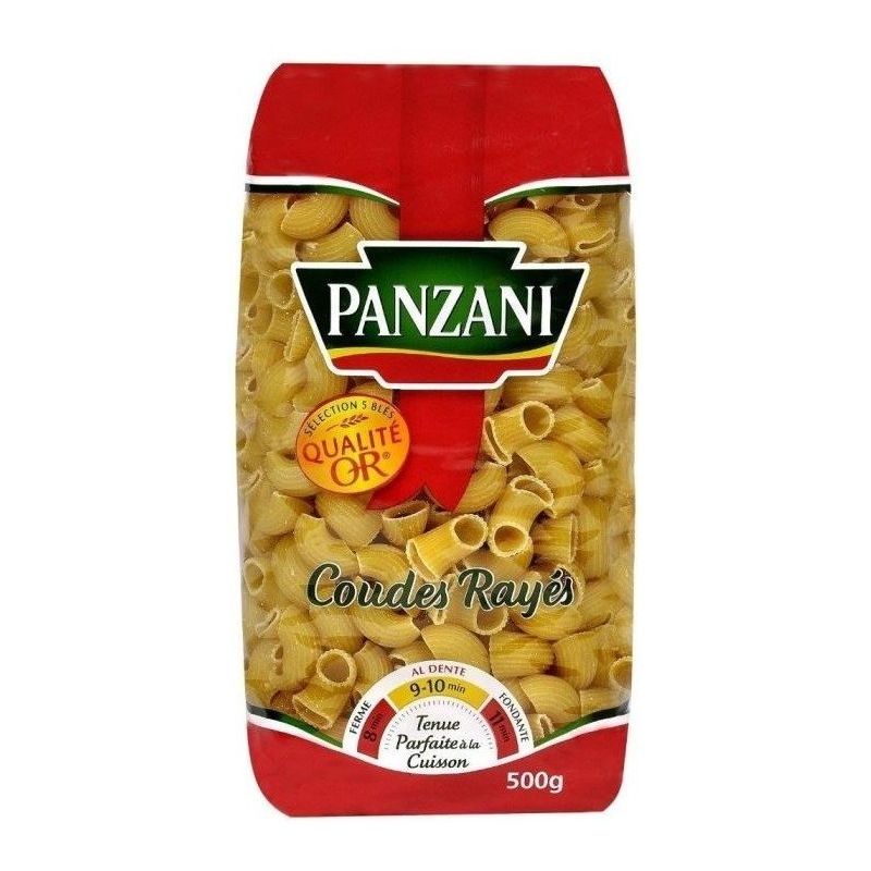 Panzani Pâtes Coudes Rayés : Le Paquet De 500G