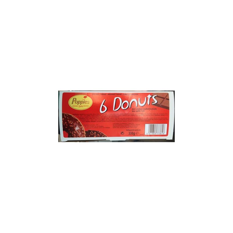 Netto Poppies Donuts Choco X6 330G