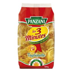 Panzani Pâtes Tagliatelle Les 3 Minutes : Le Sachet De 500 G